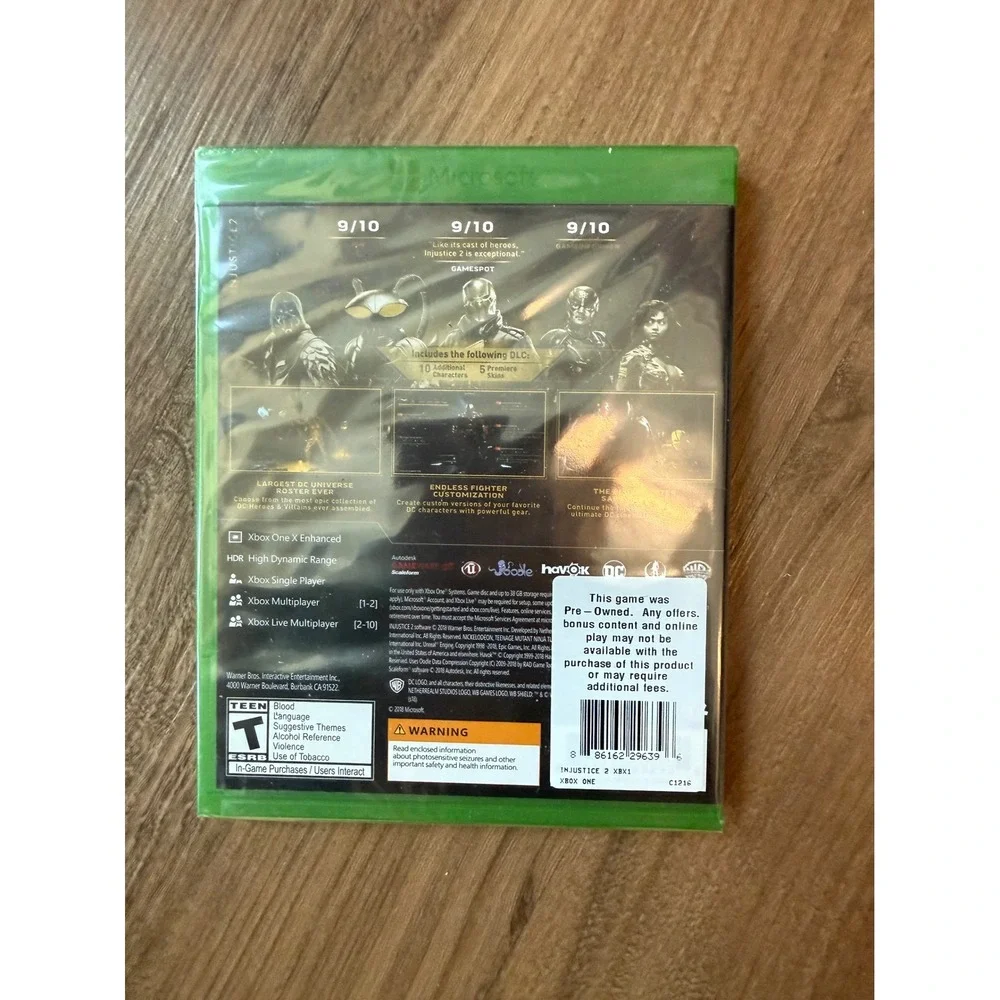 Warner Bros. Interactive Entertainment injustice legendary